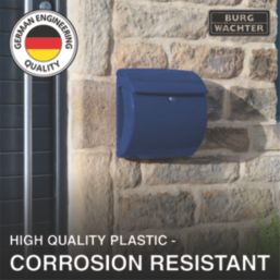 Burg-Wachter  Piano Post Box Marine Blue Gloss