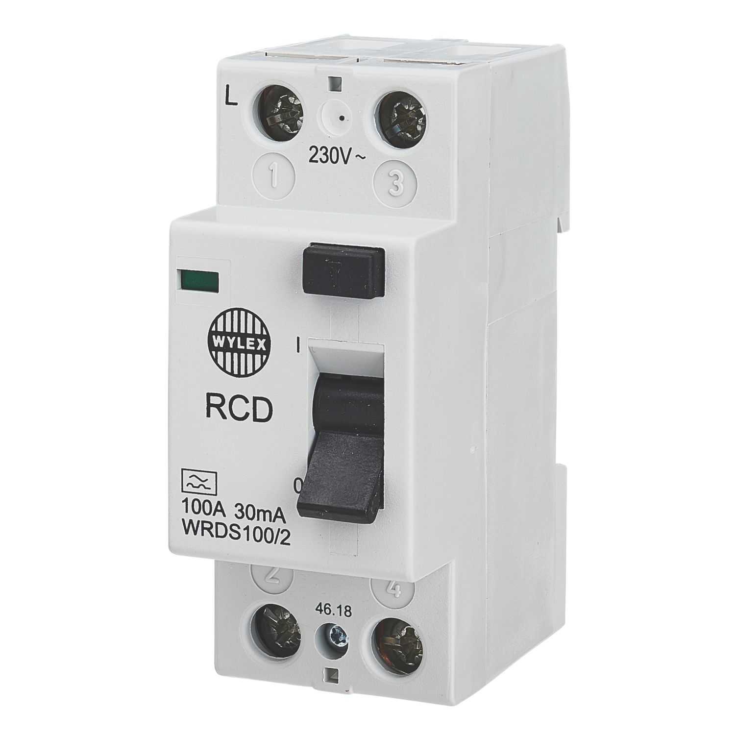 Wylex 100A 30mA DP A Curve RCD (424HV)