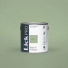 LickPro  2.5Ltr Green 14 Eggshell Emulsion  Paint