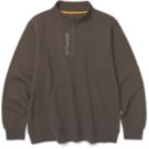 CAT Midweight Quarter Zip Sweatshirt Moss 2X Large 47-49" Chest