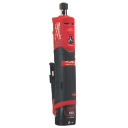 Refurb Milwaukee M12FDGS-422B 12V 2 x 2.0 / 4.0Ah Li-Ion RedLithium Brushless Cordless Straight Die Grinder