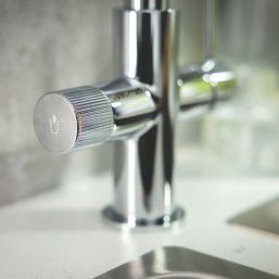 Abode Puria 3-Way Deck Mounted Filter Tap Chrome