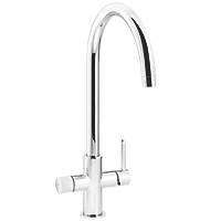 Abode Puria 3-Way Deck-Mounted Filter Tap Chrome