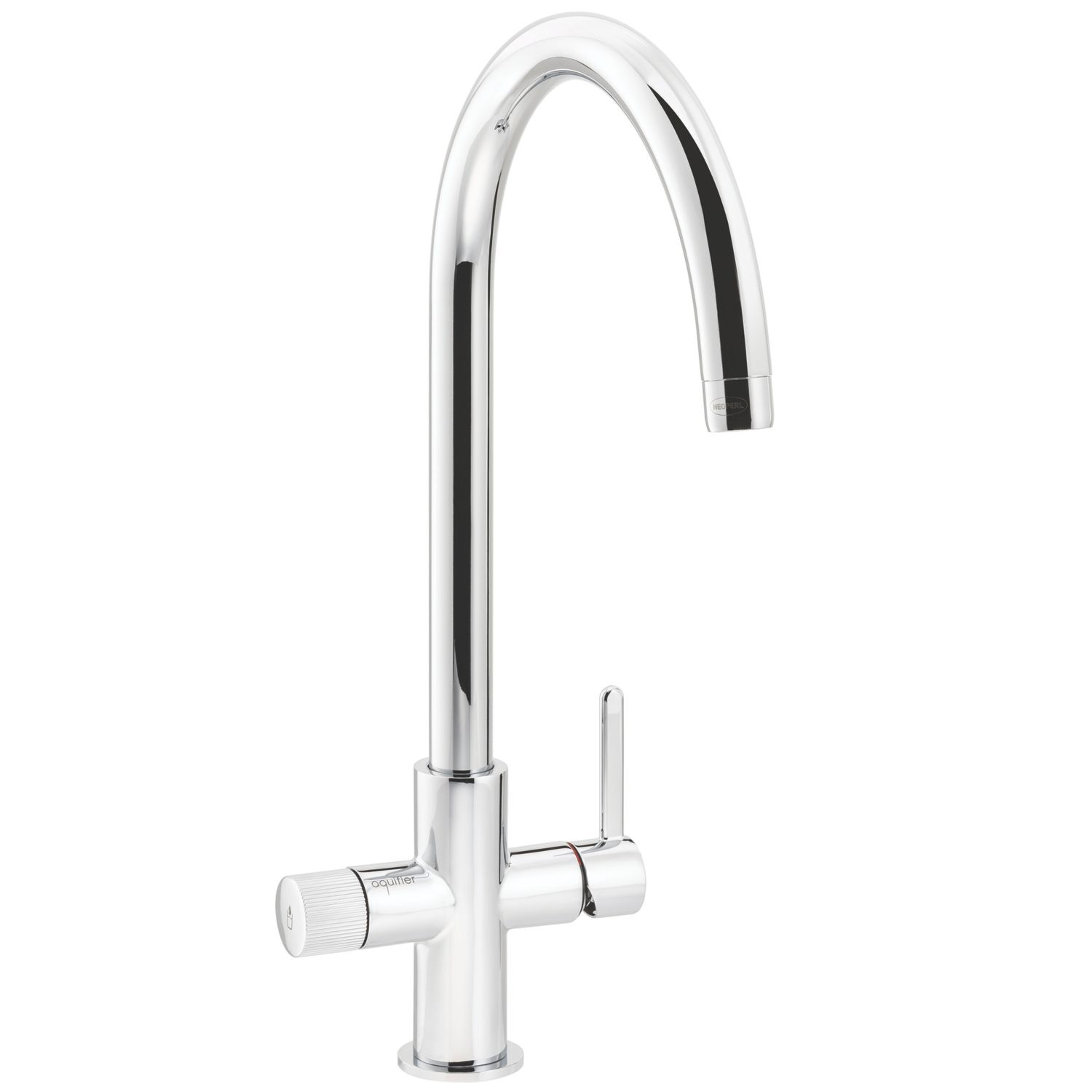 Abode Puria 3-Way Deck Mounted Filter Tap Chrome (424PH)