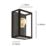 Eglo Alamonte 1 Outdoor Wall Light Black