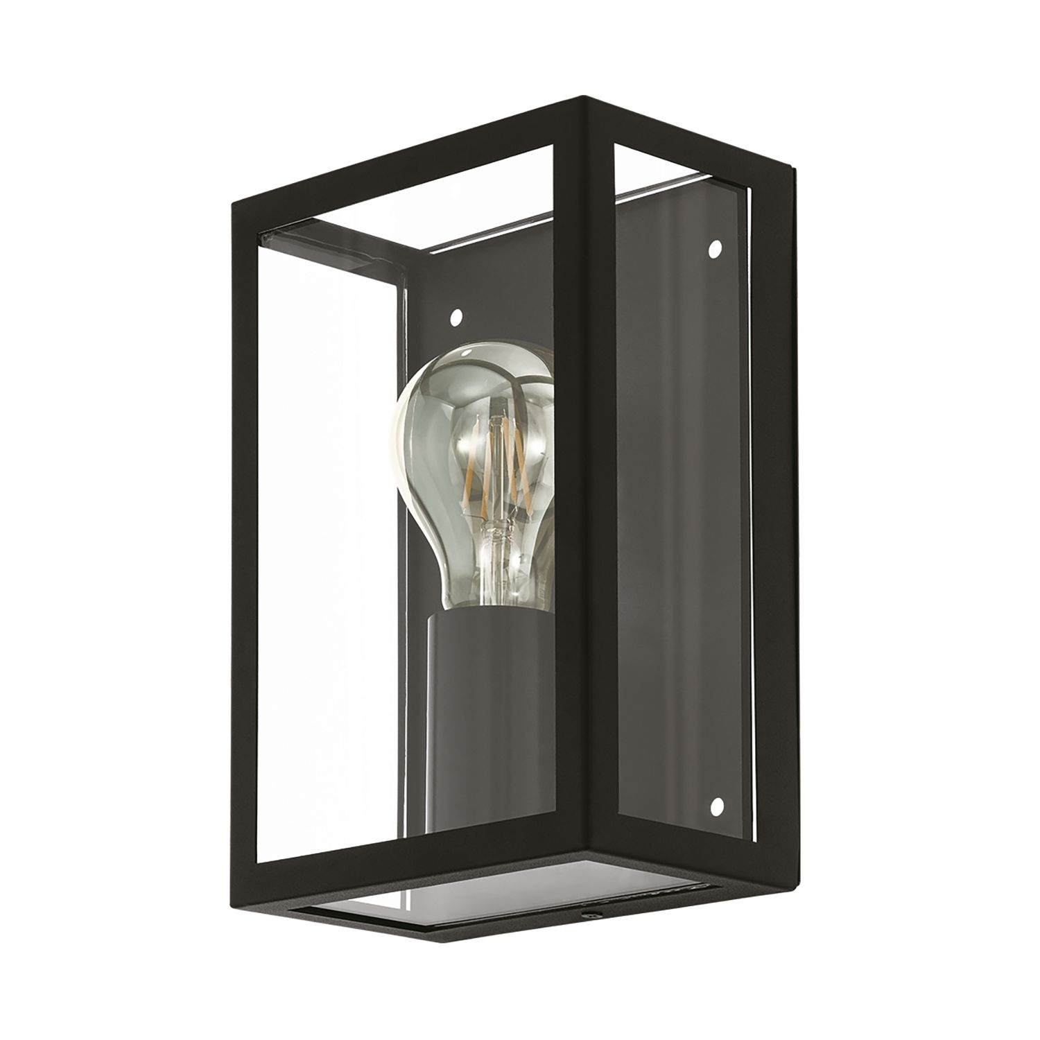 Eglo Alamonte 1 Outdoor Wall Light Black (424PL)