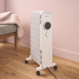 Blyss NY2009-24M 2000W Electric Portable Oil-Filled Radiator White