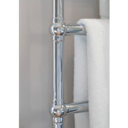 Towelrads 900mm x 500mm 607BTU Chrome Flat Designer Towel Radiator