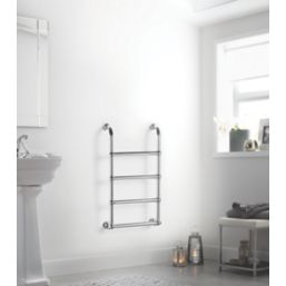 Towelrads 900mm x 500mm 607BTU Chrome Flat Designer Towel Radiator