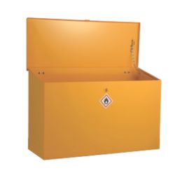 Barton  Flammable Liquid Sloping Top Storage Bin Yellow 1170mm x 460mm x 760mm