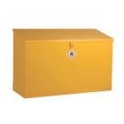 Barton  Flammable Liquid Sloping Top Storage Bin Yellow 1170mm x 460mm x 760mm