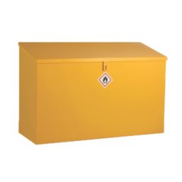 Barton  Flammable Liquid Sloping Top Storage Bin Yellow 1170mm x 460mm x 760mm