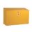 Barton  Flammable Liquid Sloping Top Storage Bin Yellow 1170mm x 460mm x 760mm