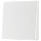 British General  25A Unswitched Flex Outlet Plate  White