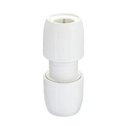 Hep2O  Plastic Push-Fit Equal Coupler 15mm