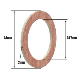 Arctic Hayes Fibre Central Heating Pump Washers 1 3/4" 2 Pack