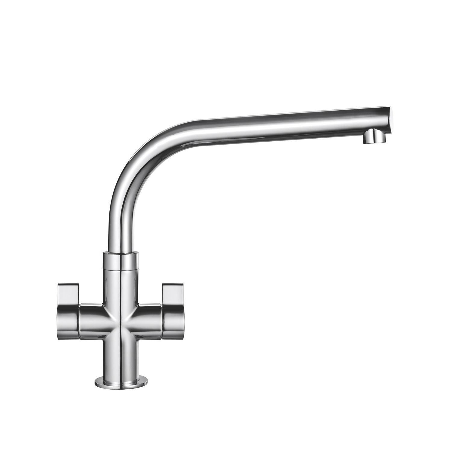 Franke Sion Dual-Lever Mono Mixer Kitchen Tap Chrome (4255F)