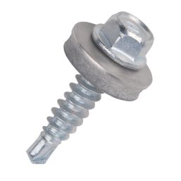 Easydrive  Flange Self Drilling Stitching Screws with Washers 6.3mm x 25mm 100 Pack