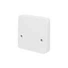 Schneider Electric Lisse 45A Unswitched Cooker Outlet Plate  White