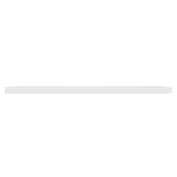 Essentials Straight End Panel for L & P-Shaped Shower Baths 700mm White Gloss