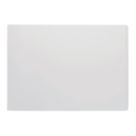 Essentials Straight End Panel for L & P-Shaped Shower Baths 700mm White Gloss