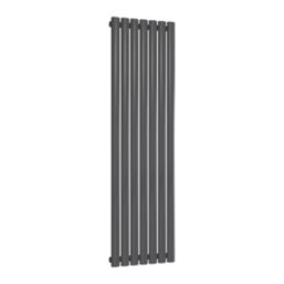 Reina Elips Single 1600mm x 420mm 2657BTU Anthracite Vertical Designer Radiator