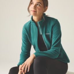 Regatta Floreo IV Full Zip Womens Fleece Mediterranea Size 8