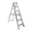 Lyte Aluminium 1.53m 6 Step Swingback A Frame Step Ladder