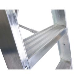 Lyte Aluminium 1.53m 6 Step Swingback A Frame Step Ladder