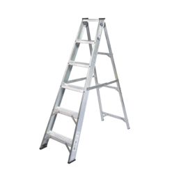 Lyte Aluminium 1.53m 6 Step Swingback A Frame Step Ladder