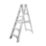 Lyte Aluminium 1.53m 6 Step Swingback A Frame Step Ladder