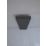 Kudox AluLite Flat 1800mm x 280mm 2337BTU Black Vertical Designer Radiator