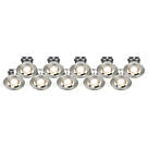 LAP  Fixed  LED Downlight Brushed Nickel 5W 370lm 10 Pack