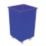 Essentials  Storage Container Blue 118Ltr