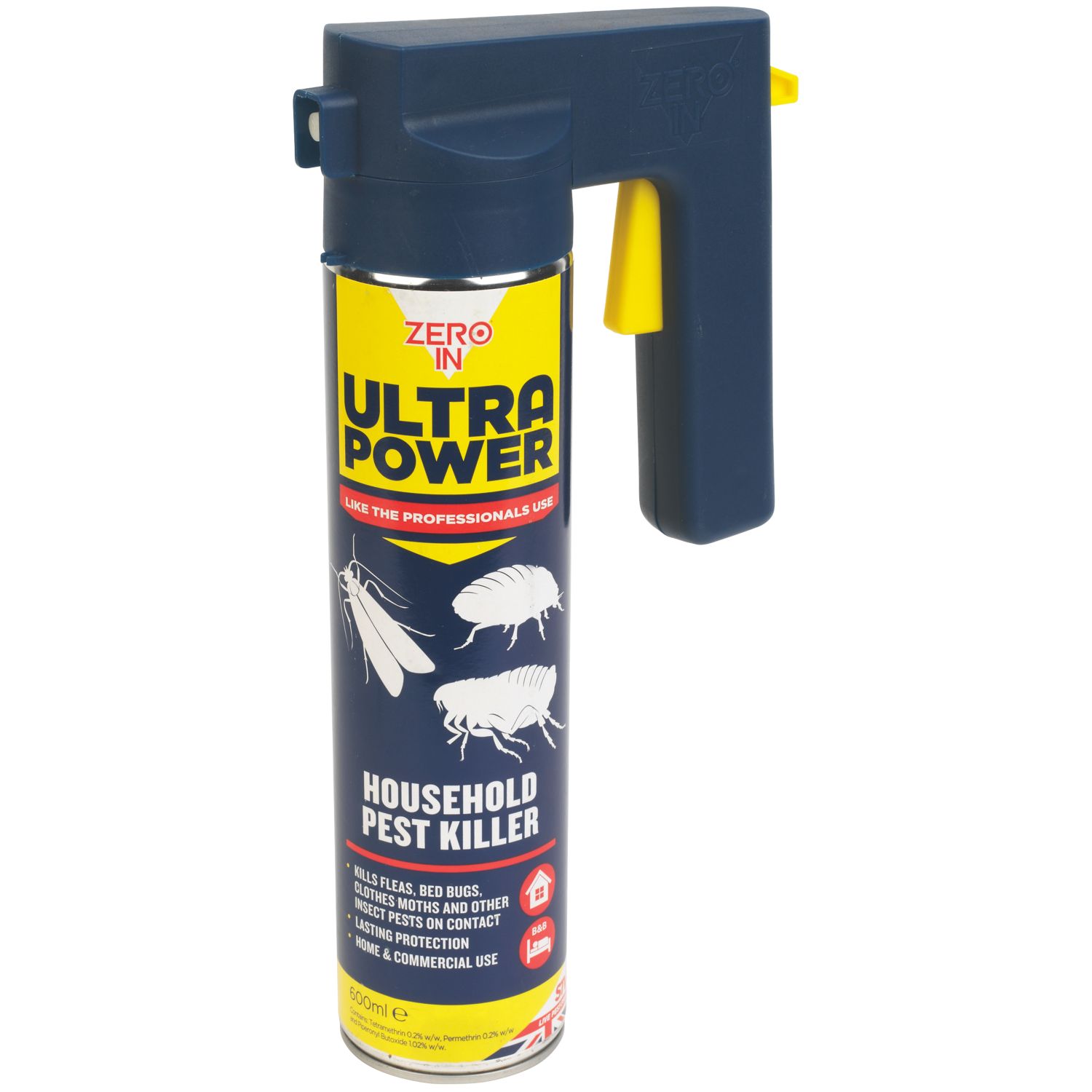 Zero In Ultra Power Insect Pest Killer 600ml (425HV)