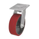Essentials Industrial Swivel Castor 150mm Red