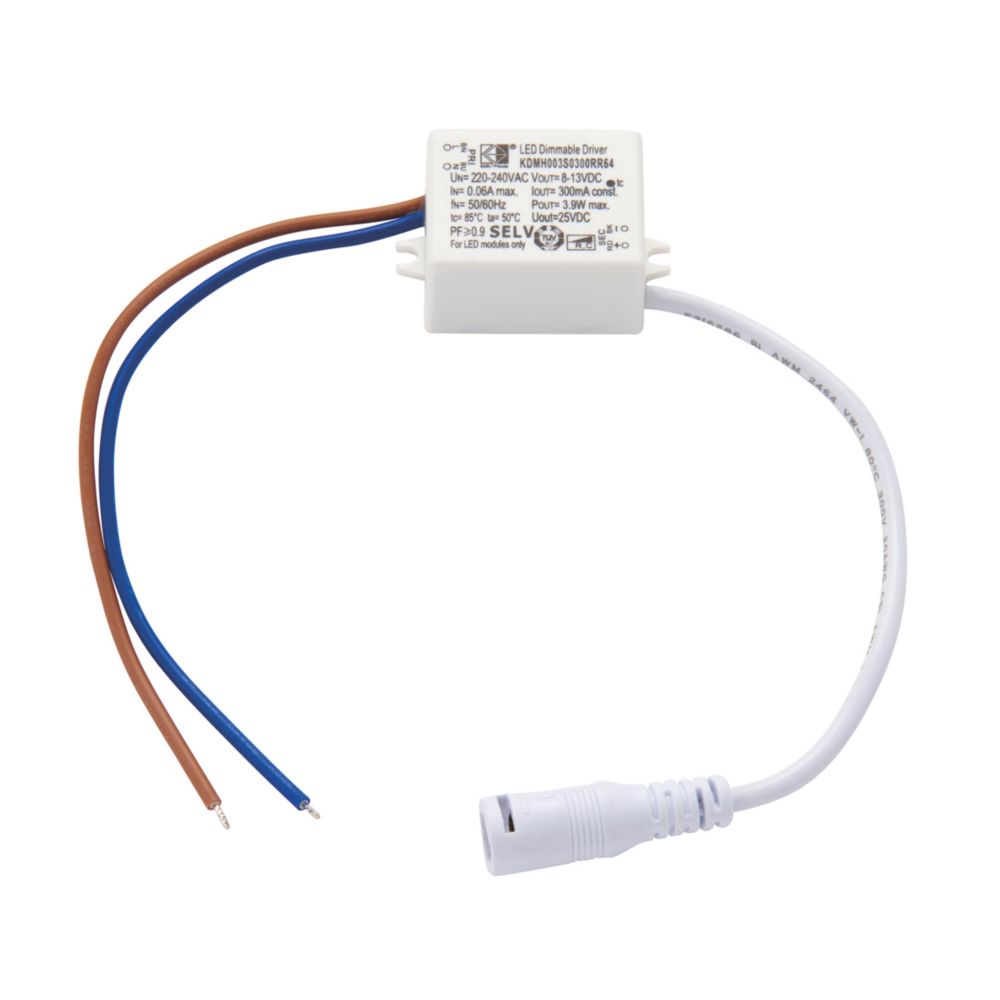 Saxby Vega 13V Constant Current Dimmable Driver 5.2W Screwfix