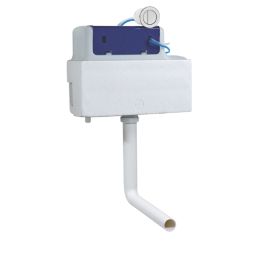 Eddy Comfort Height Concealed Cistern with Flush Button 3/6Ltr