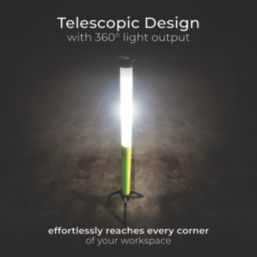 Luceco  Rechargeable LED Telescopic 360° Open Area Inspection Worklight 1500lm