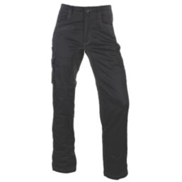 CAT Operator Flex Work Trousers Black 42" W 32" L