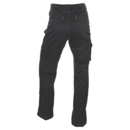 CAT Operator Flex Work Trousers Black 42" W 32" L