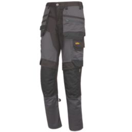 Hot Topic Grey Side Chain Carpenter Pants With Belt