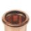 Flomasta  Copper Press-Fit M-Profile Stop Ends 28mm 2 Pack