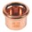 Flomasta  Copper Press-Fit M-Profile Stop Ends 28mm 2 Pack