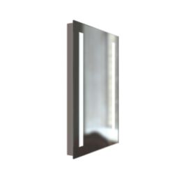 Alaska Rectangular Bathroom Mirror With 2620lm LED Light 500mm x 700mm