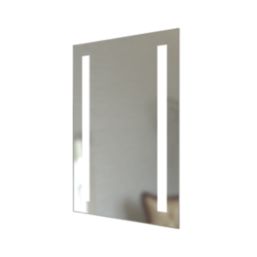 Alaska Rectangular Bathroom Mirror With 2620lm LED Light 500mm x 700mm