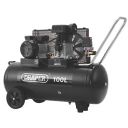 Draper 31254 100Ltr Brushless Electric Belt-Driven Air Compressor 230V