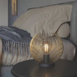 Eglo Venezuela Table Lamp Black/Gold