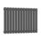 Reina Elips Single 600mm x 780mm 2043BTU Anthracite Horizontal Designer Radiator