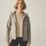 Regatta Newhill Full Zip Womens Hooded Fleece Parchment Size 16